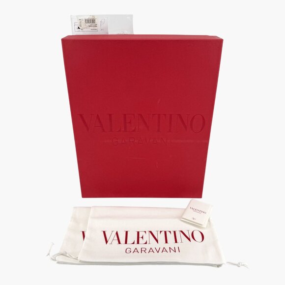 Valentino Garavani Tan-Go Platform Pumps EU 41 US 11 White Pointed High Heel - Picture 2 of 13